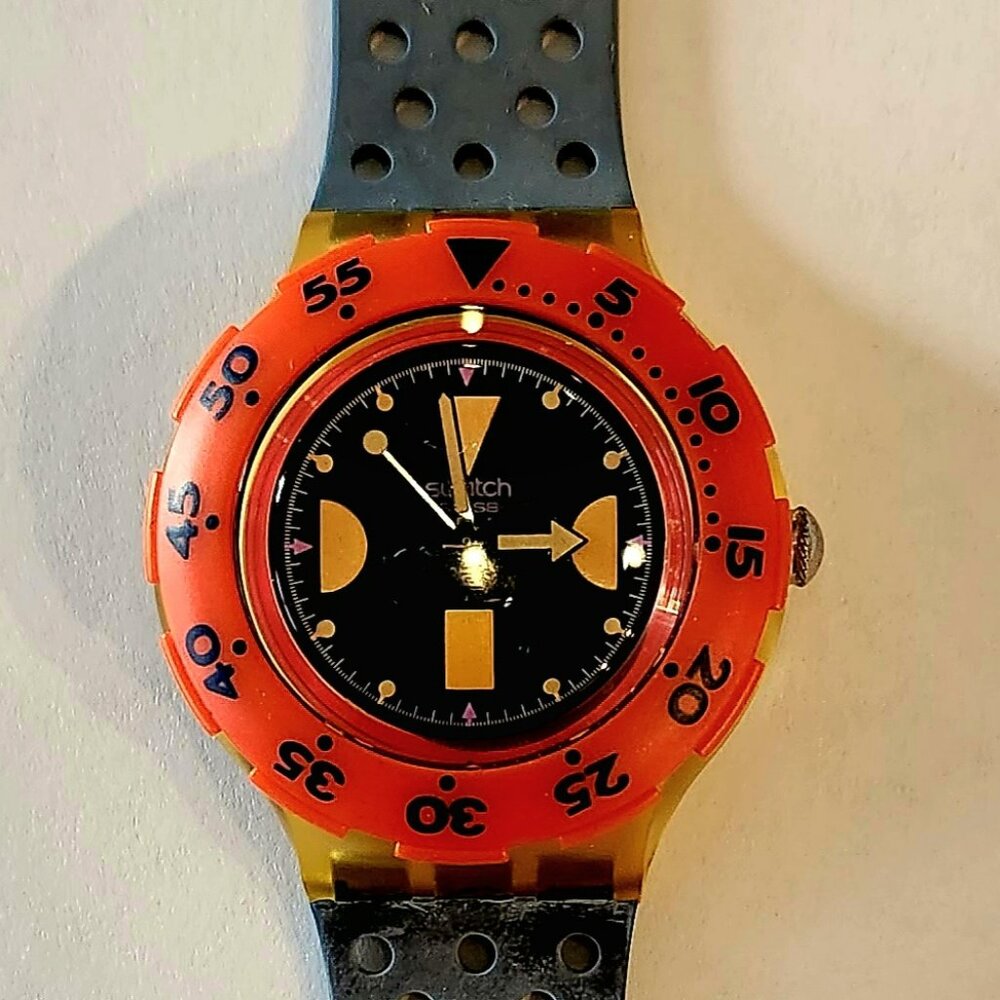 SWATCH Vintage Dive Watch "Deep Blue"